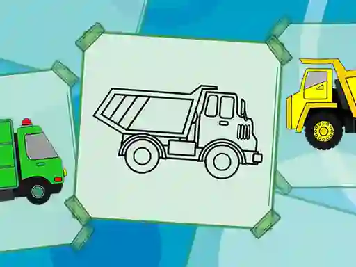 თამაში Truck Coloring Book ონლაინ