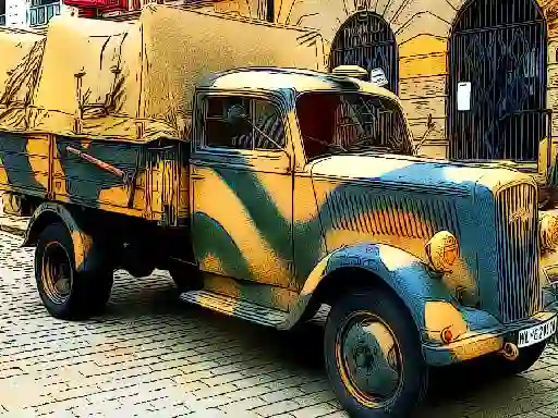 თამაში Army Trucks Jigsaw ონლაინ