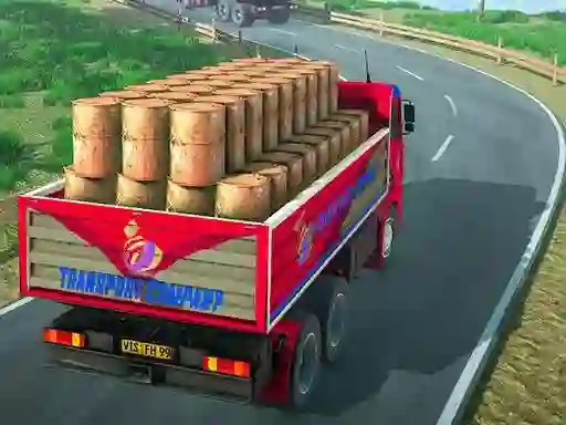 თამაში Indian Truck Driver Cargo Duty Delivery ონლაინ