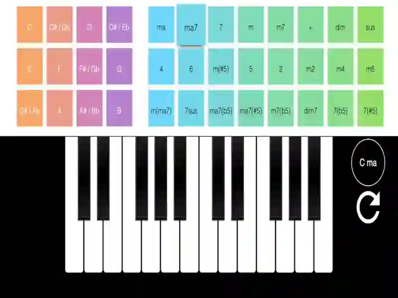თამაში Real Piano Online ონლაინ