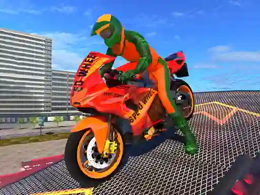 თამაში Bike Stunt Driving Simulator 3d ონლაინ