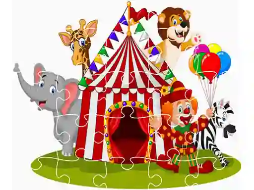 თამაში Party Animals Jigsaw ონლაინ