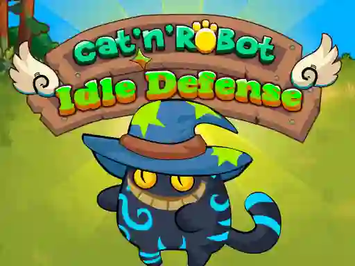 თამაში Cat'n' Robot Idle Defense ონლაინ