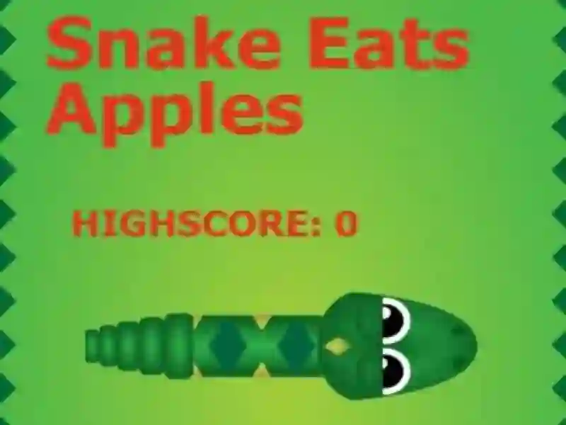 თამაში Snake Eats Apples ონლაინ