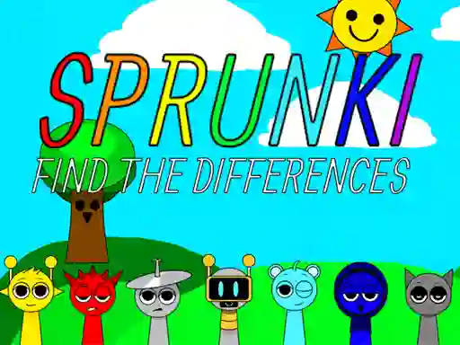 თამაში Sprunki Find The Differences ონლაინ