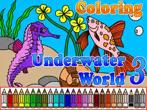 თამაში Сoloring Underwater World 3 ონლაინ