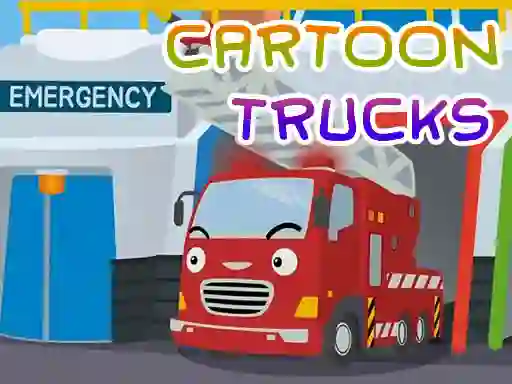 თამაში Cartoon Trucks Jigsaw ონლაინ