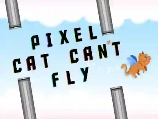 თამაში Pixel cat can't fly ონლაინ