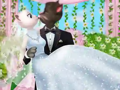 თამაში Angela and Tom Dream Wedding! ონლაინ