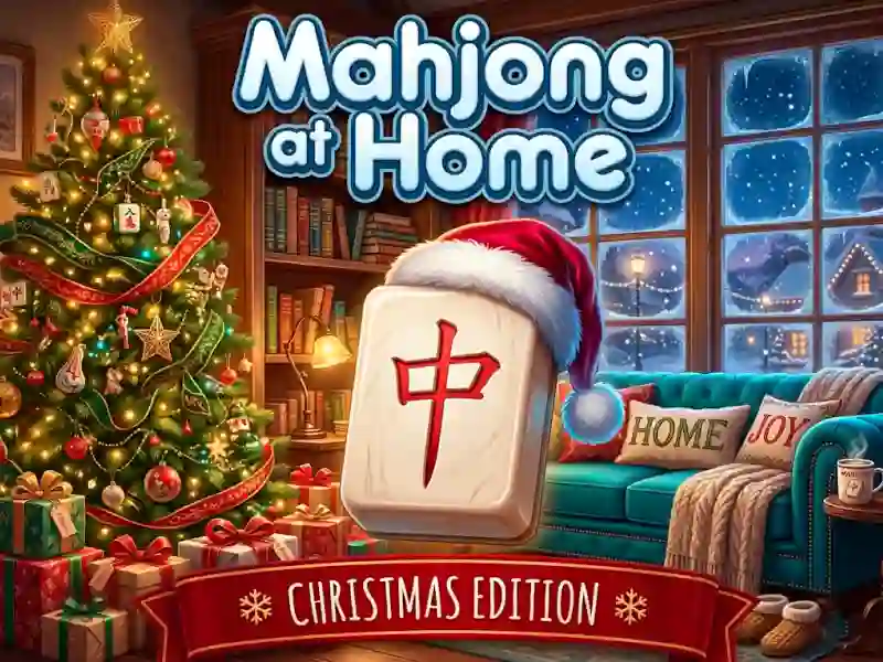 თამაში Mahjong At Home Xmas Edition ონლაინ
