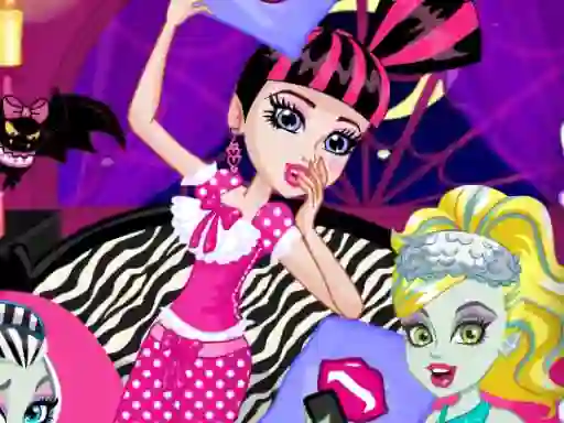 თამაში Monster Slumber Party Funny Faces ონლაინ