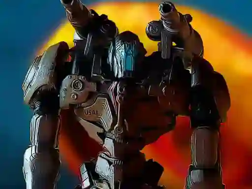 თამაში Metal Robot Puzzle ონლაინ