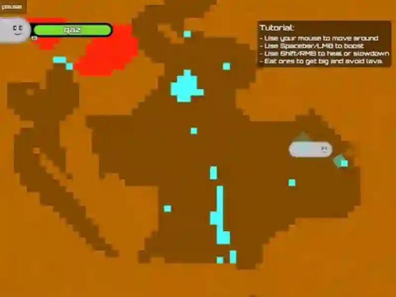 თამაში Digworm.io ონლაინ