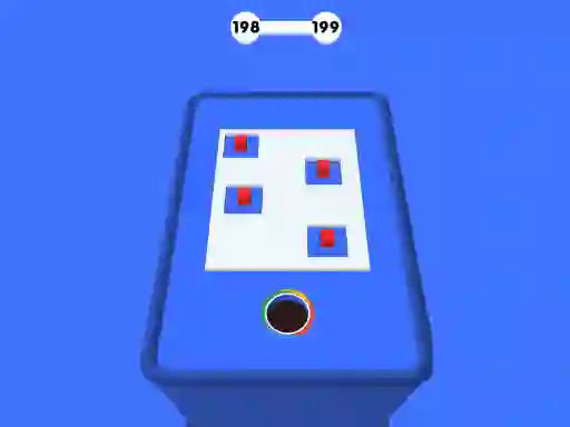 თამაში Hole 3d Color Block Game ონლაინ