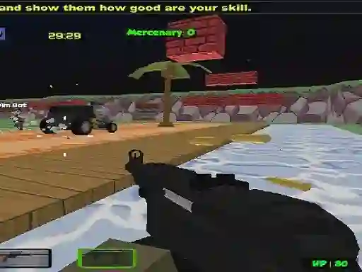 თამაში Blocky Combat Strike Zombie Multiplayer ონლაინ