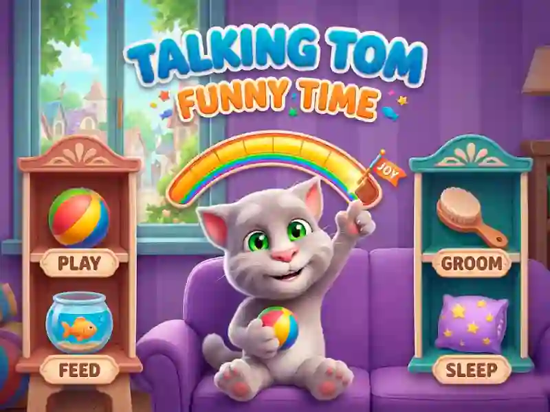 თამაში Talking Tom Funny Time ონლაინ
