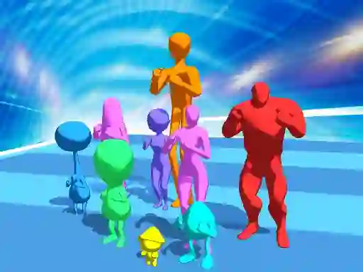თამაში Stickman Crowd Fight ონლაინ