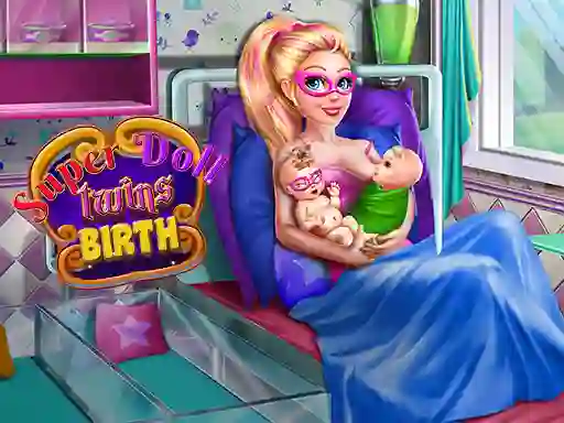 თამაში Super Doll Twins Birth ონლაინ