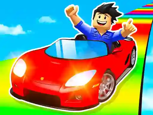 თამაში Epic Car Stunt Race Obby ონლაინ