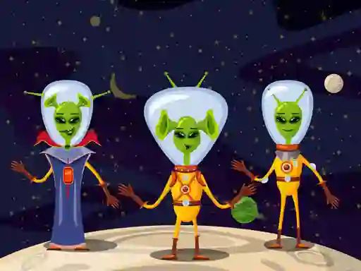 თამაში Aliens In Space Hidden ონლაინ
