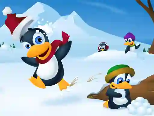 თამაში Cute Penguin Slide ონლაინ