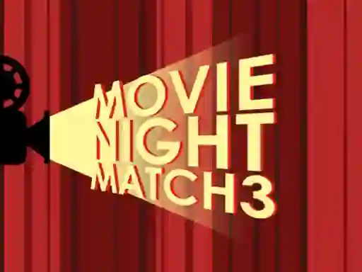 თამაში Movie Night Match 3 ონლაინ