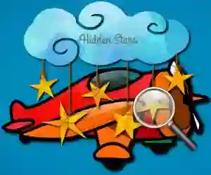 თამაში Airplains Hidden Stars ონლაინ