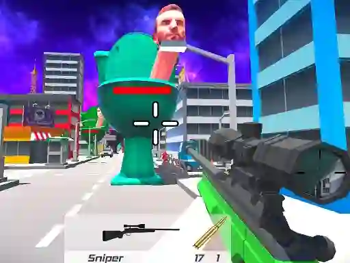 თამაში Skibidi Toilet FPS Shooting Survival ონლაინ