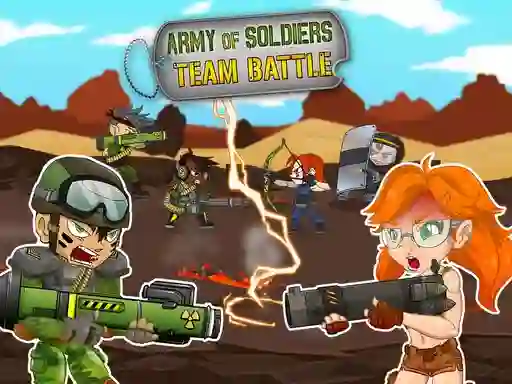 თამაში Army of soldiers: Team Battle ონლაინ