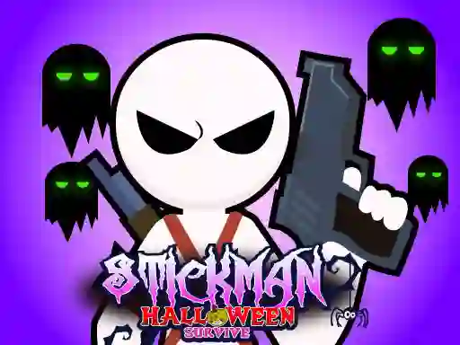 თამაში Stickman Halloween Survive ონლაინ