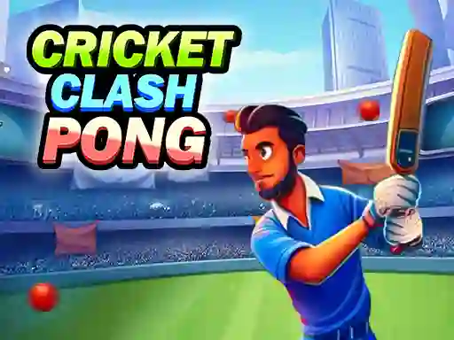 თამაში Cricket Clash Pong ონლაინ