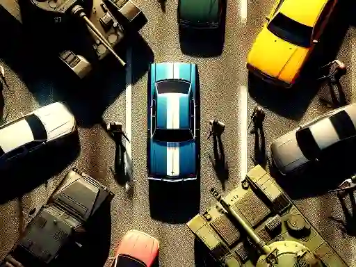 თამაში GTA Car Rush ონლაინ
