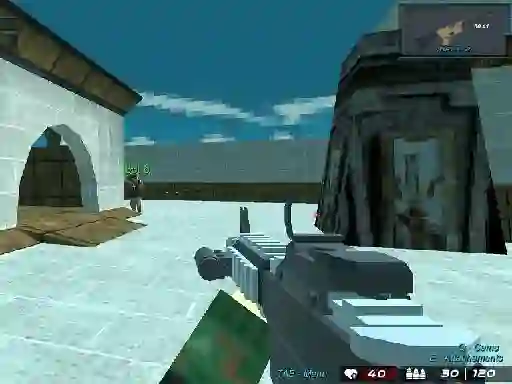 თამაში Blocky Shooting Arena 3d Pixel Combat ონლაინ