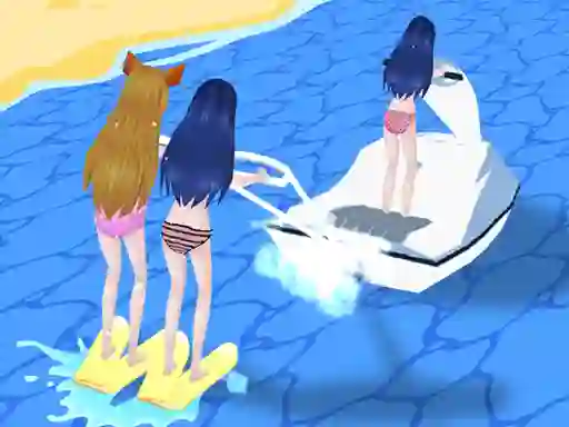 თამაში Girl Surfer 3D ონლაინ