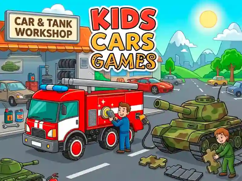 თამაში Kids Cars Games ონლაინ