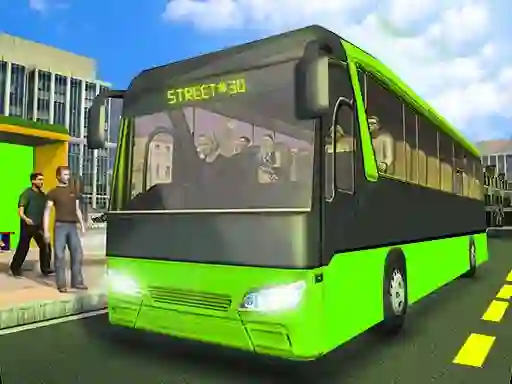 თამაში City Passenger Coach Bus Simulator Bus Driving 3d ონლაინ