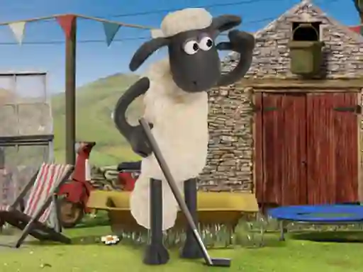 თამაში Shaun The Sheep Baahmy Golf ონლაინ