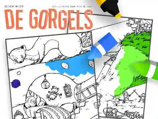 თამაში Coloring Gorgels ონლაინ