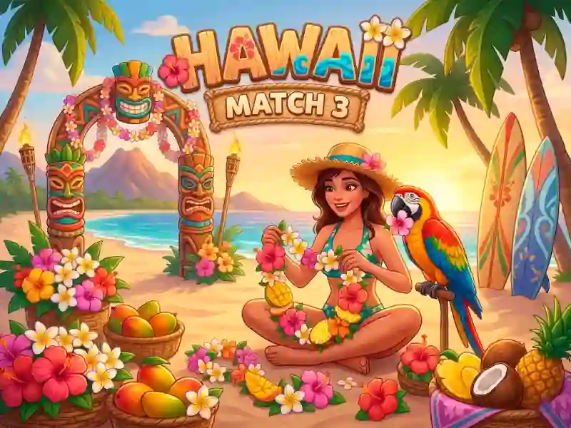 თამაში Hawaii Match 3 ონლაინ