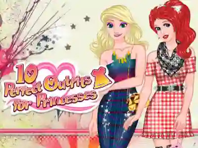 თამაში 10 Perfect Outfits for Princesses ონლაინ