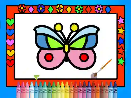 თამაში Color and Decorate Butterflies ონლაინ
