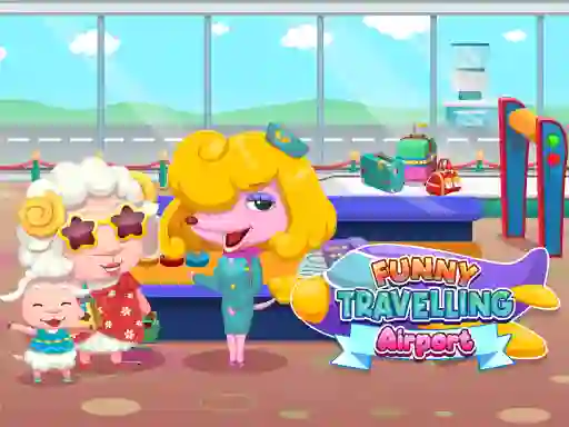 თამაში Funny Travelling Airport ონლაინ