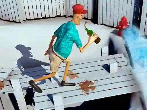 თამაში Drunk Man 3D ონლაინ