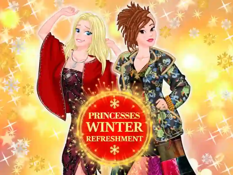 თამაში Princesses winter refreshment ონლაინ