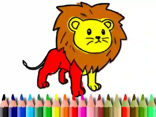 თამაში Back To School: Lion Coloring Book ონლაინ