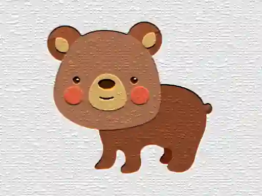თამაში Cartoon Bear Puzzle ონლაინ