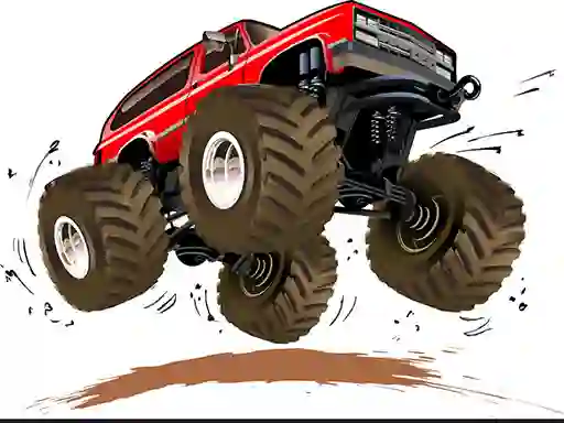 თამაში Monster Trucks Memory ონლაინ