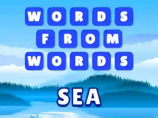 თამაში Words from words: Sea ონლაინ