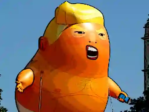 თამაში Trump Flying Adventure ონლაინ
