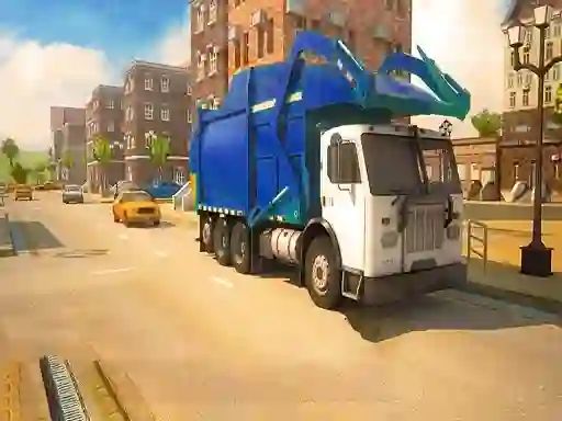თამაში Road Garbage Dump Truck Driver ონლაინ